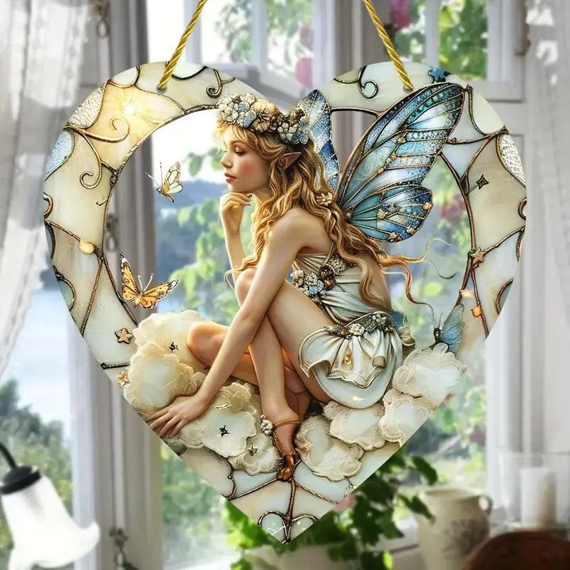Kalsten | Heart-shaped Elf Light Catcher – Enchanting Home Decoration