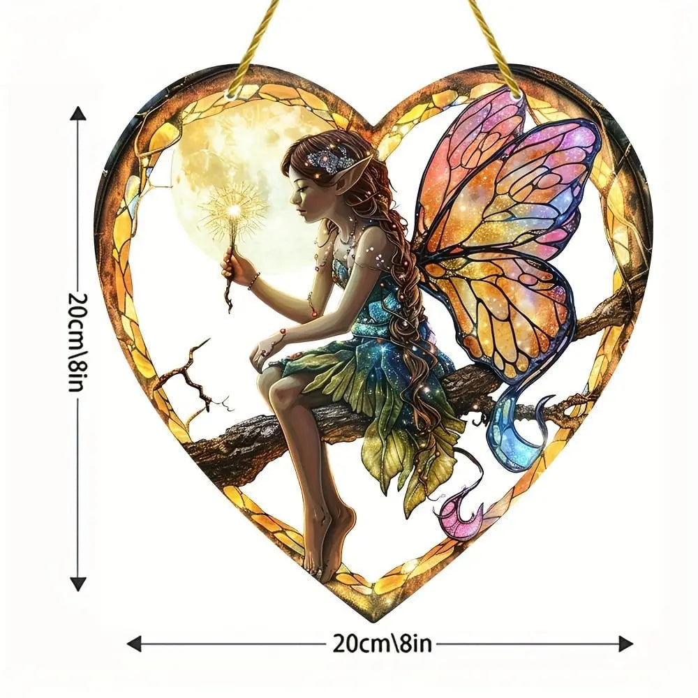 Kalsten | Heart-shaped Elf Light Catcher – Enchanting Home Decoration