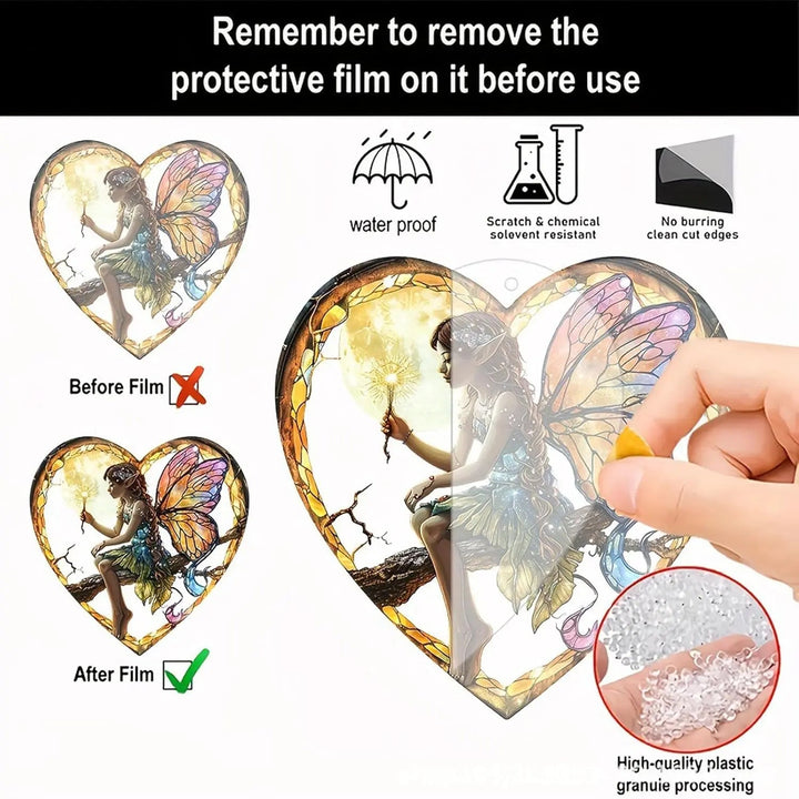 Kalsten | Heart-shaped Elf Light Catcher – Enchanting Home Decoration