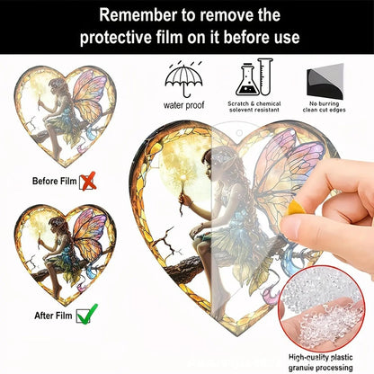 BowLift | Heart-shaped Elf Light Catcher – Enchanting Home Decoration