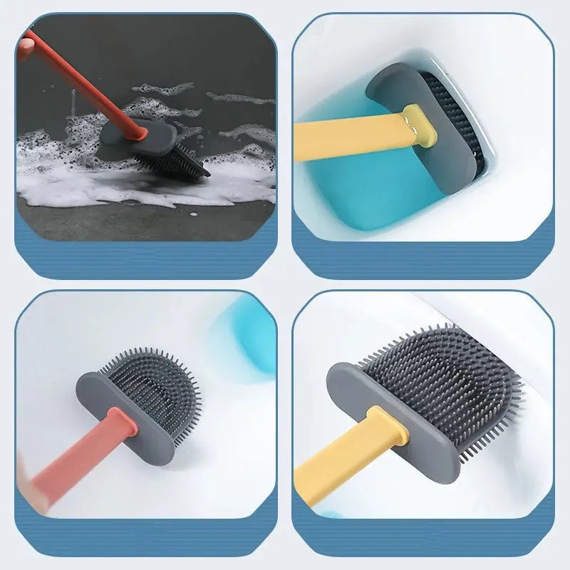 Kalsten | Hygienic Silicone Toilet Brush – Deep Cleaning without Scratches
