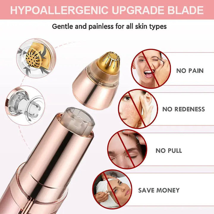 Kalsten | Pain-Free Electric Eyebrow Trimmer for Precise Hair Removal