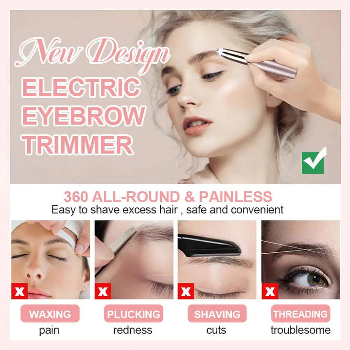 Kalsten | Pain-Free Electric Eyebrow Trimmer for Precise Hair Removal