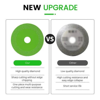 Ultra-thin diamond glass cutting disc