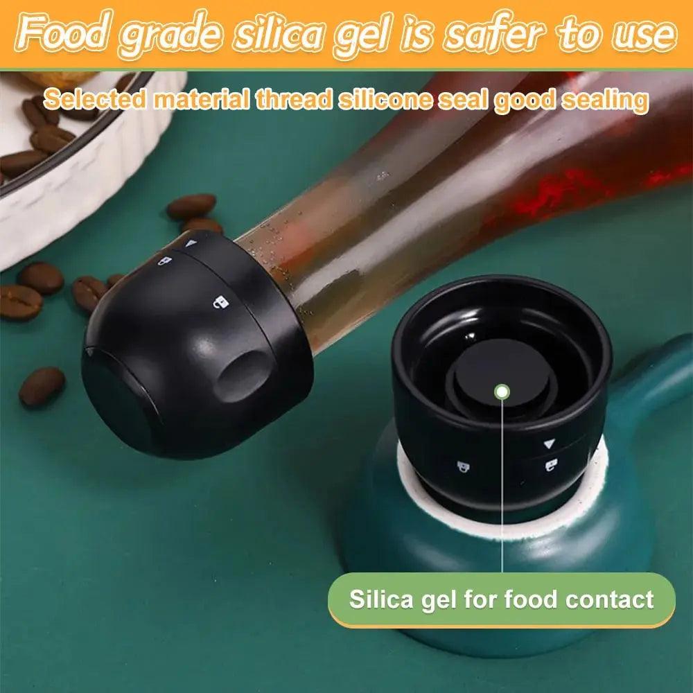Kalsten | Wine stopper with vacuum function – Preserves aroma & carbonation reliably
