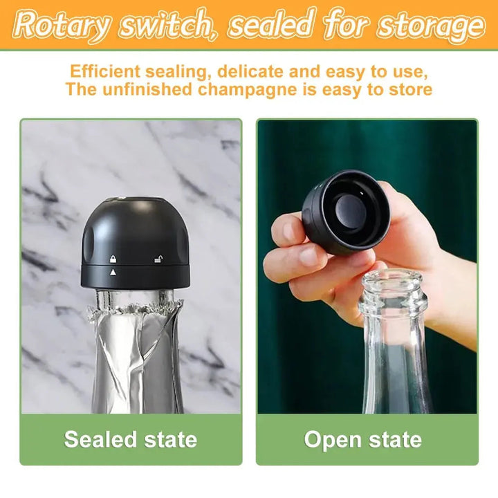 Kalsten | Wine stopper with vacuum function – Preserves aroma & carbonation reliably