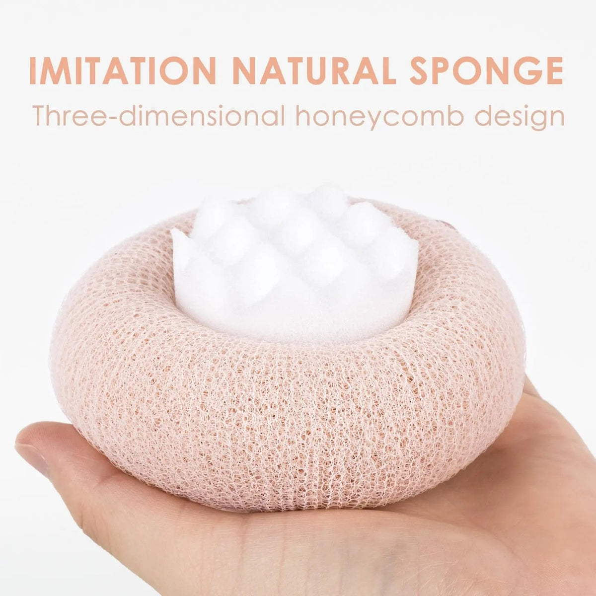 BowLift | Super soft sunflower peeling bath sponge