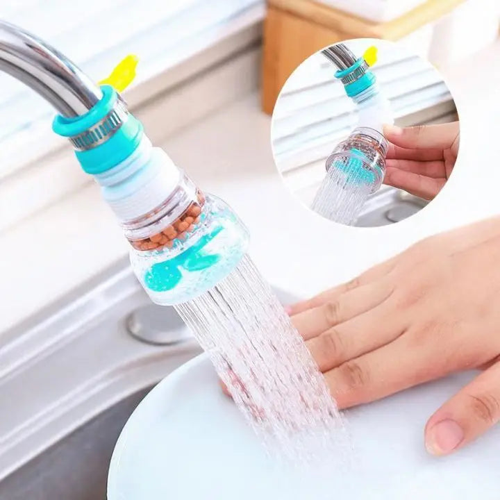 Kalsten | 360° faucet attachment with filter & splash guard