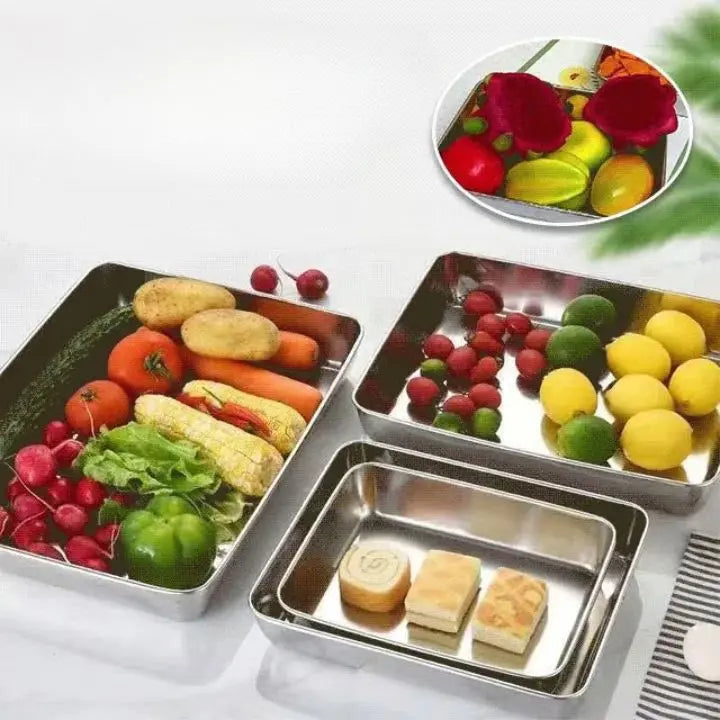 Kalsten | Stainless steel can with lid – stackable & leak-proof