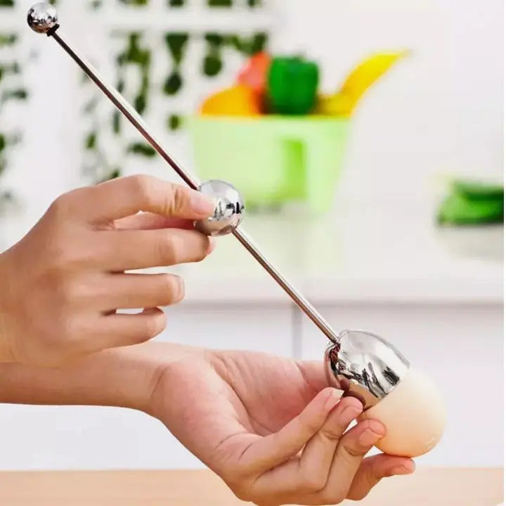 Kalsten | Stainless Steel Egg Opener – Precise Opening with Tapping Effect