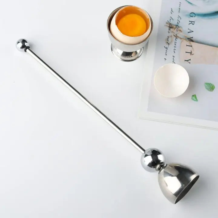 Kalsten | Stainless Steel Egg Opener – Precise Opening with Tapping Effect