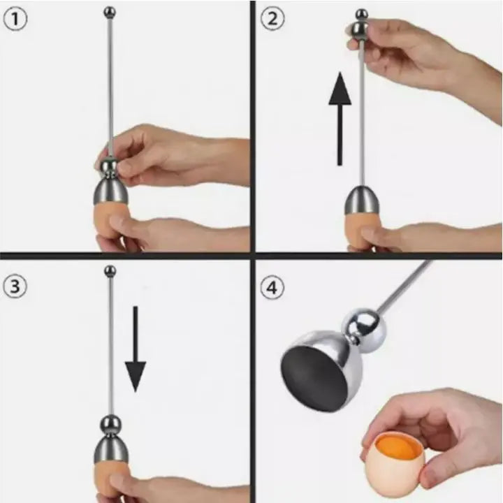 Stainless Steel Egg Opener