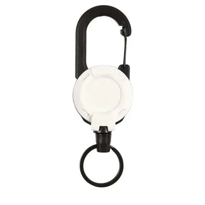 Tactical keychain with retractable cable