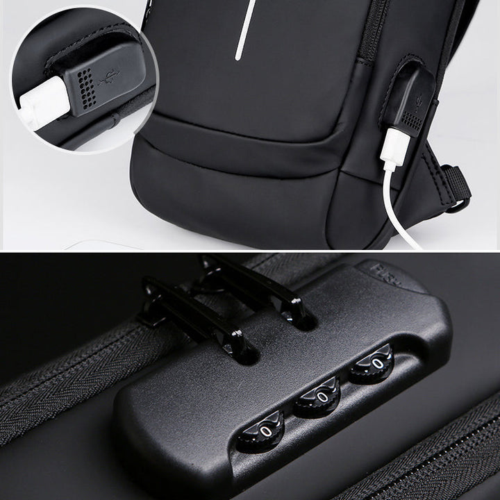 Kalsten | USB Charging Sport Sling Anti-Theft Shoulder Bag
