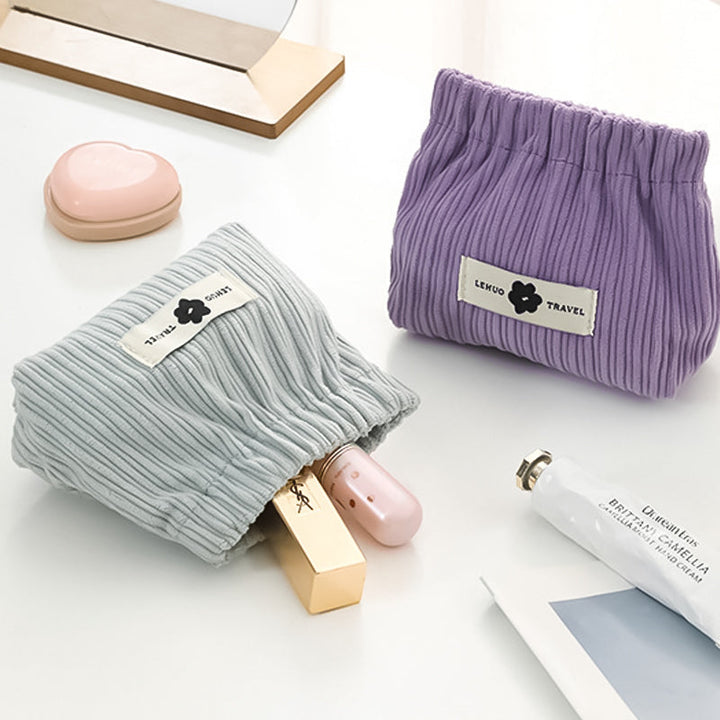 Corduroy elastic tie organizer | Kalsten
