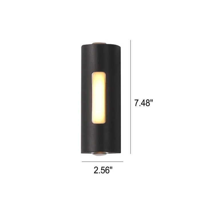 Modern Minimalist Cylindrical Design LED Outdoor Decorative Wall Sconce Lamp | Kalsten