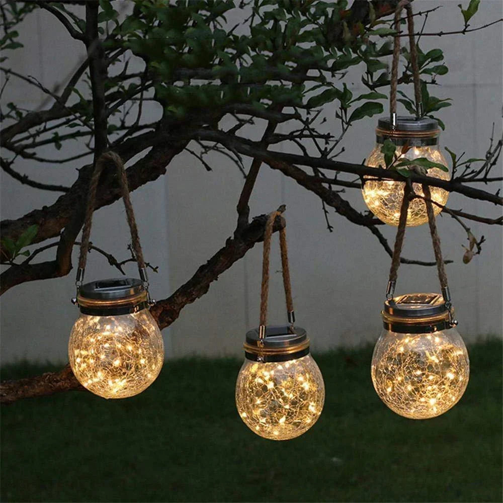 Solar Mason Jar Lamp - Lunara | Kalsten