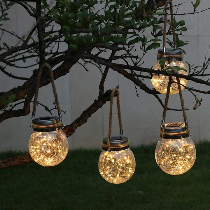 Solar Mason Jar Lamp - Lunara | Kalsten
