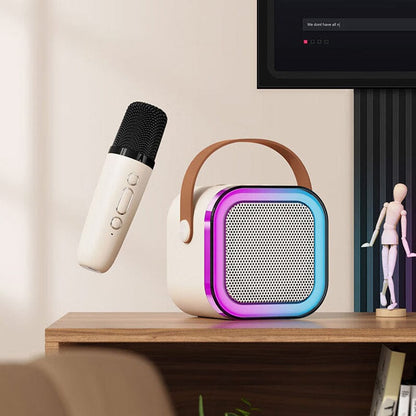 Mini Karaoke Machine with Wireless Microphones | Skanto