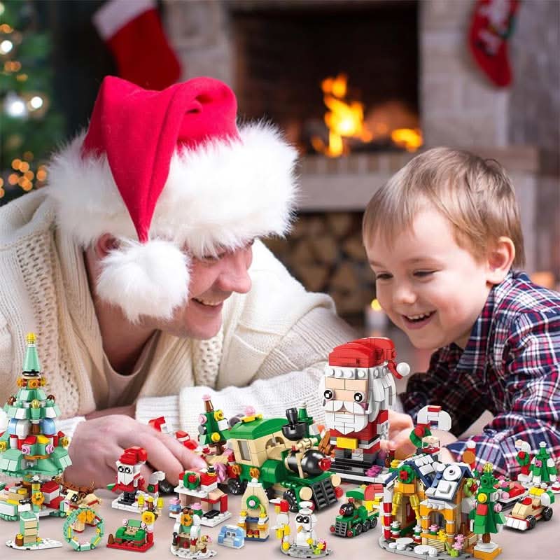 Skanto | Creative Advent Calendar with 12 Building Blocks for Christmas Tree Fun