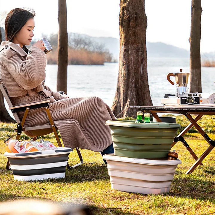 Foldable Ultra Flex Multi-Use Basket – For Camping, BBQ and Household Use | Kalsten
