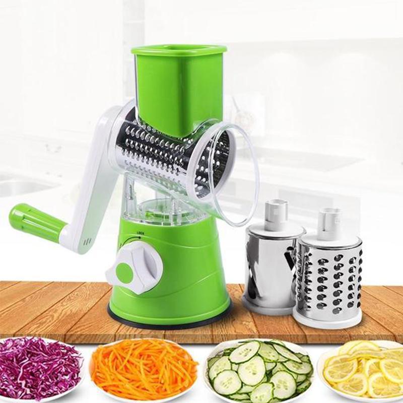 3-in-1 rotary cheese grater vegetable slicer | Kalsten