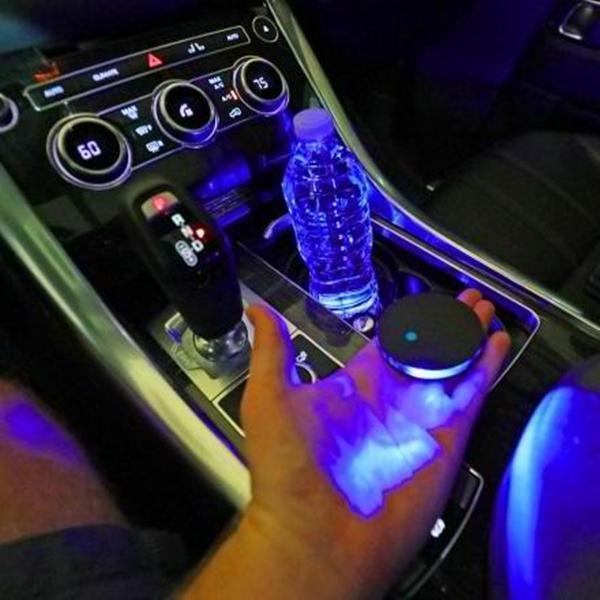 Kalsten | Solar Powered LED Car Cup Holder Lights (2-Pack)