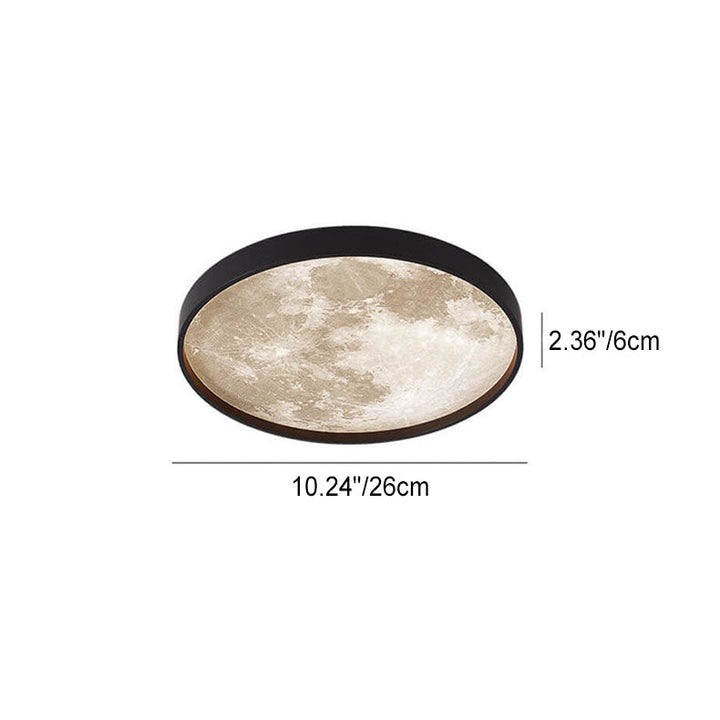 Flush Mount Ceiling Light Iron 18–48W 10–22 in Modern Hallway Bedroom Living Room Adjustable LED Fixture | Kalsten