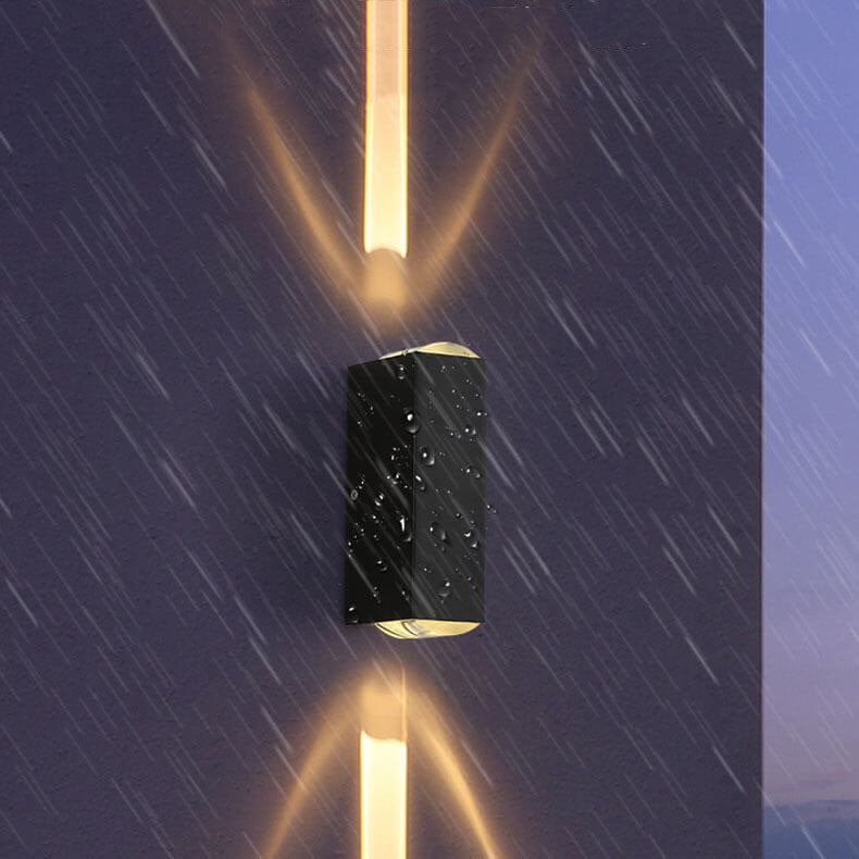 Waterproof Rectangular LED Outdoor Wall Lamp