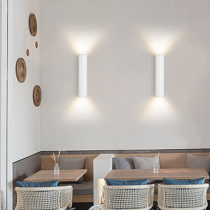Aluminum Cylinder Wall Lamp – 2 Light