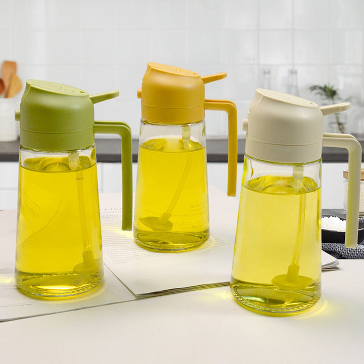 2 in 1 glass oil sprayer and dispenser | Kalsten