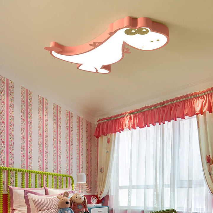 Kalsten | DinoBright LED Ceiling Light | Creative Dinosaur Design | Children's Room Lamp | Warm & White Light | Dimmable