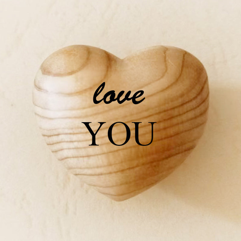 Kalsten | Small Pocket Hug Wooden Heart Token