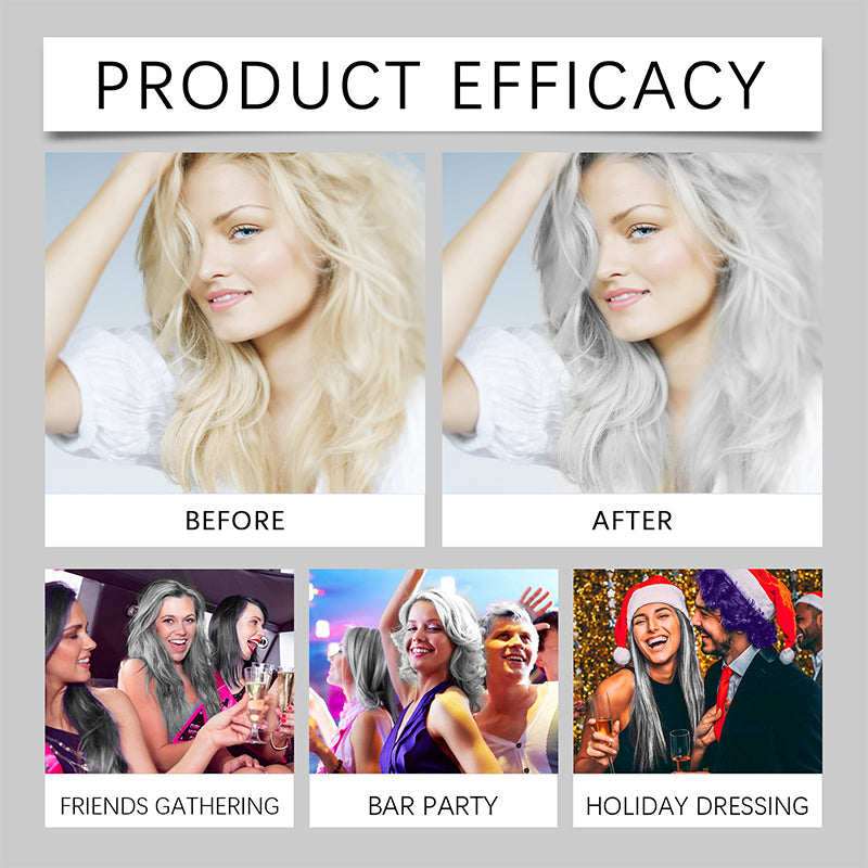 Skanto | 2-in-1 Natural Essence Extract Silver Hair Color