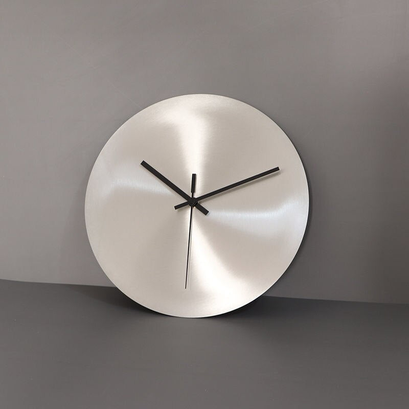 TijdStaal Wall Clock – Modern Stainless Steel Clock with Sleek Design and Large Numbers | Kalsten