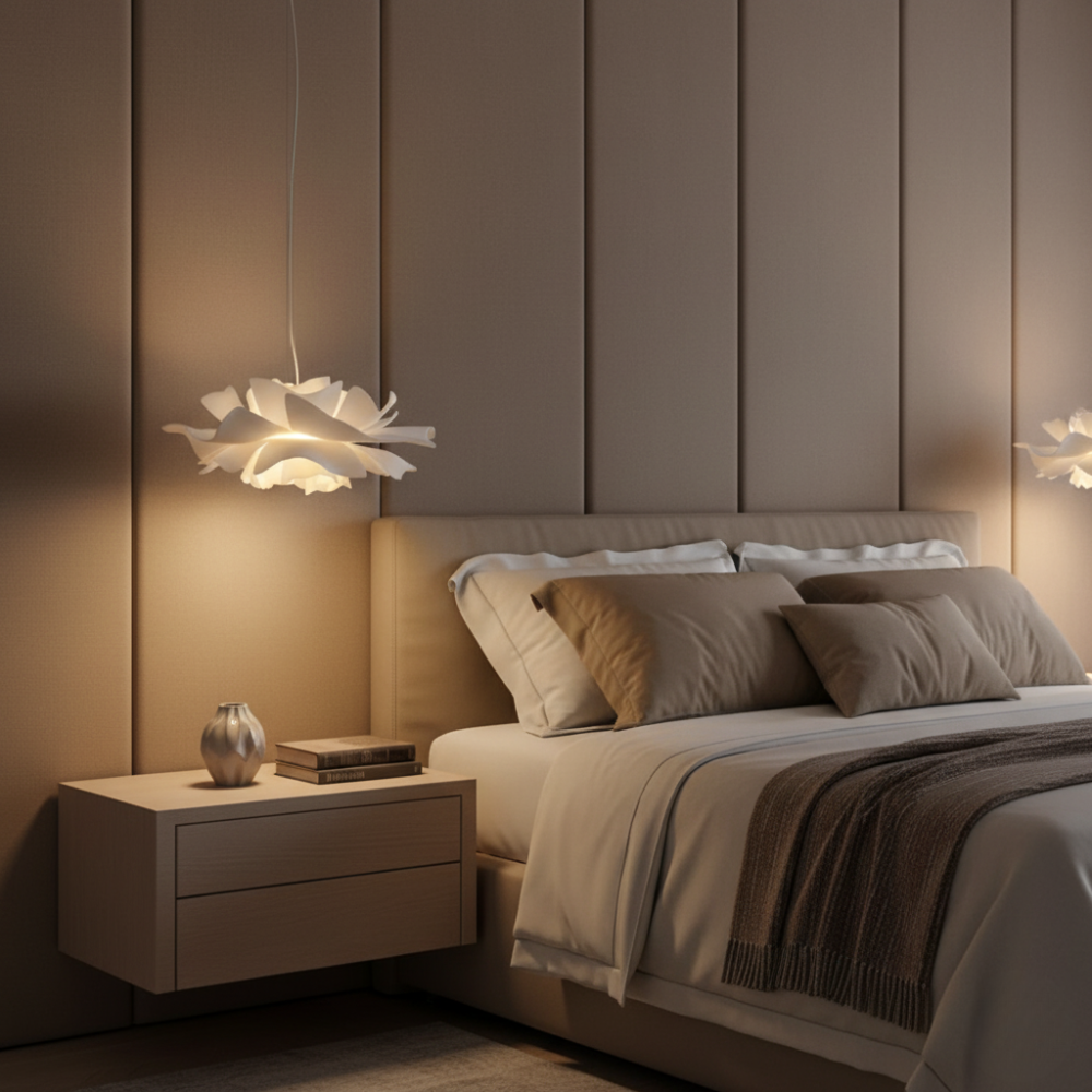 Petaline Floral Acrylic Pendant Light