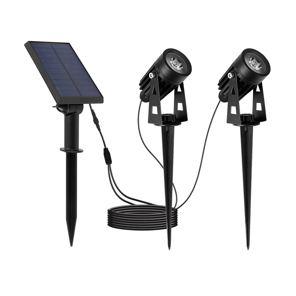 4-In-1 Adjustable Solar Outdoor Spotlight, 100-200 Lumens | Kalsten