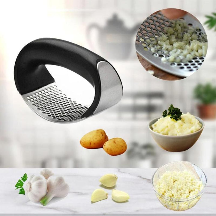 High-Quality Stainless Steel Garlic Press, Cooking Tool for Garlic Press | Kalsten