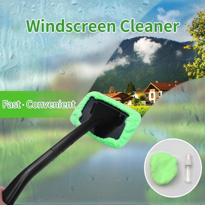 Microfiber cleaner with 2 reusable microfiber caps | Kalsten