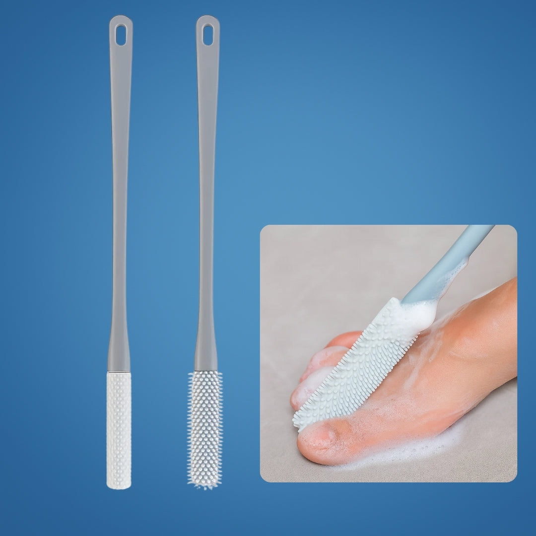 Deep cleaning of dirt and dead skin – Soft silicone bristles – Sensitive feet and daily hygiene Karnz