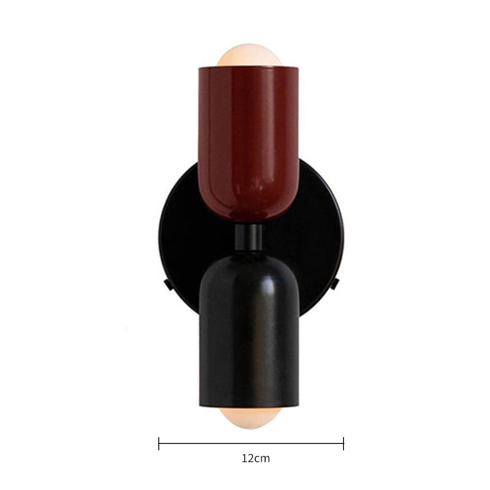 Modern Double Glass Wall Lamp Kalsten