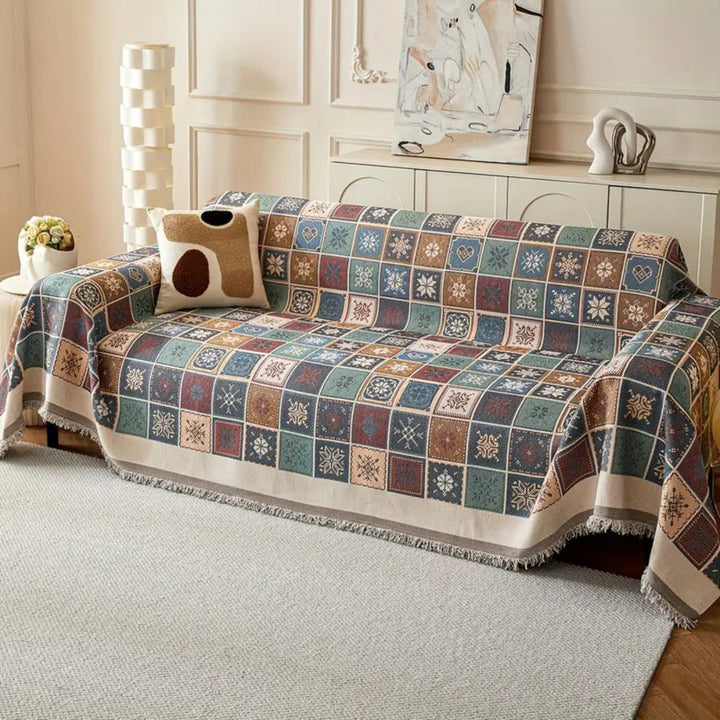 Kalsten | Geneva Boho Knitted Sofa Cover