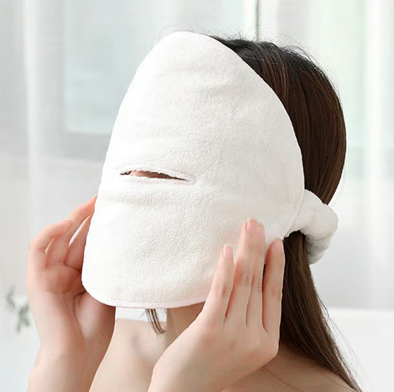 Moisturizing facial towel made of coral velours | Kalsten
