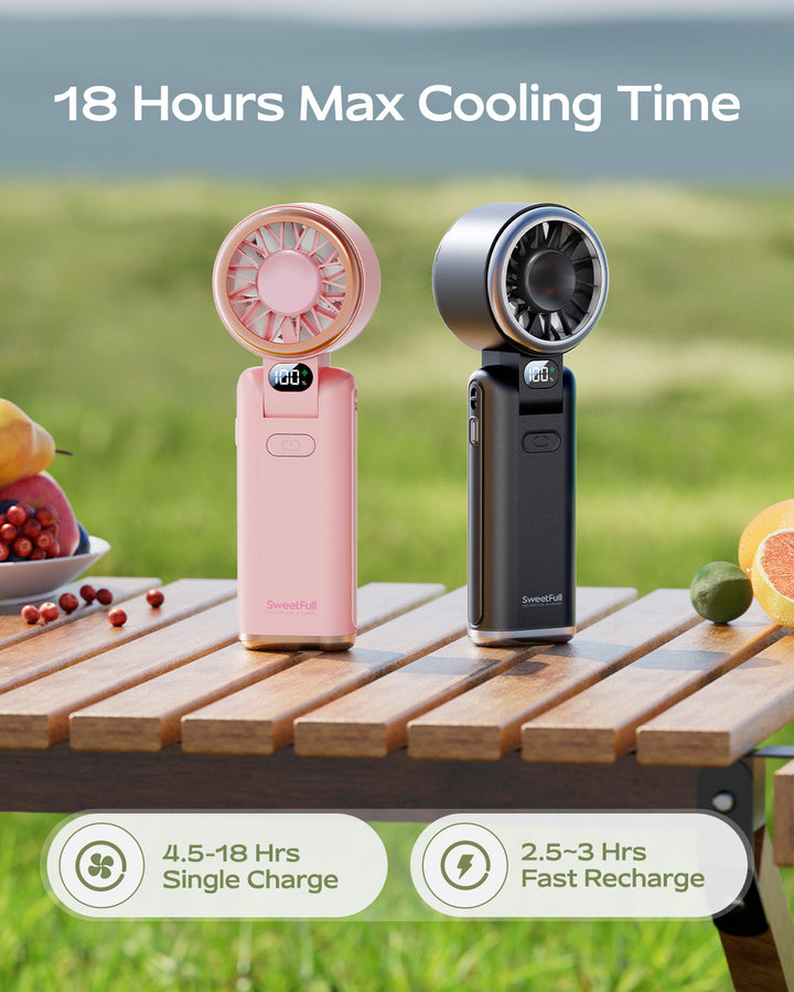Foldable Handheld Fan - 5-Speed High-Speed Portable Fan | Kalsten