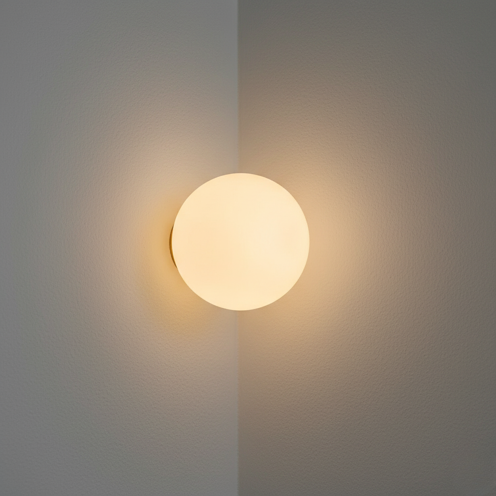 Solstice Frosted Glass Wall Sconce