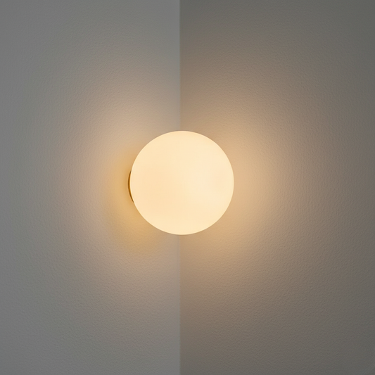 Solstice Frosted Glass Wall Sconce