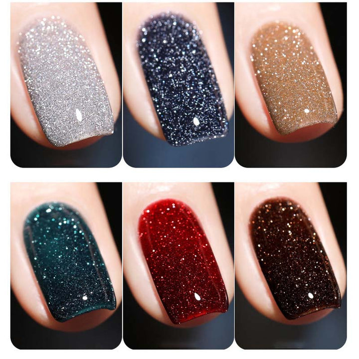 Glitter and diamond nail polish (8ml) | Kalsten