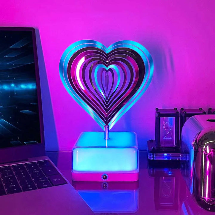 Rotating ambient light made of metal | Kalsten