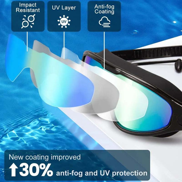 Kalsten | Wide-Angle Swimming Goggles with Anti-Fog Effect
