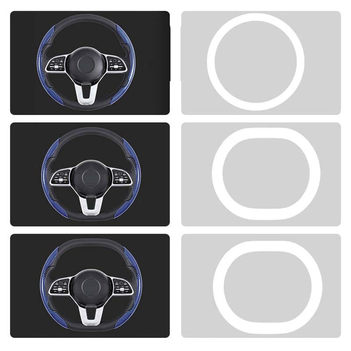 Kalsten | Universal Laser Carbon Fiber Pattern Steering Wheel Cover